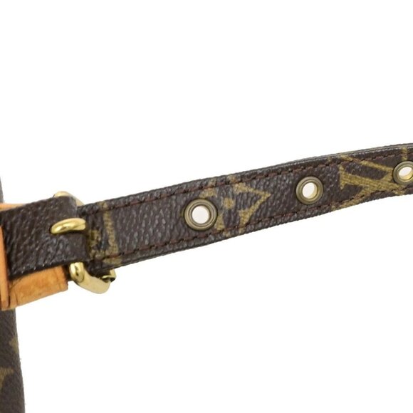 LOUIS VUITTON Danube Shoulder Bag Monogram Leather Brown France M45266 62EE085 - Picture 5 of 14